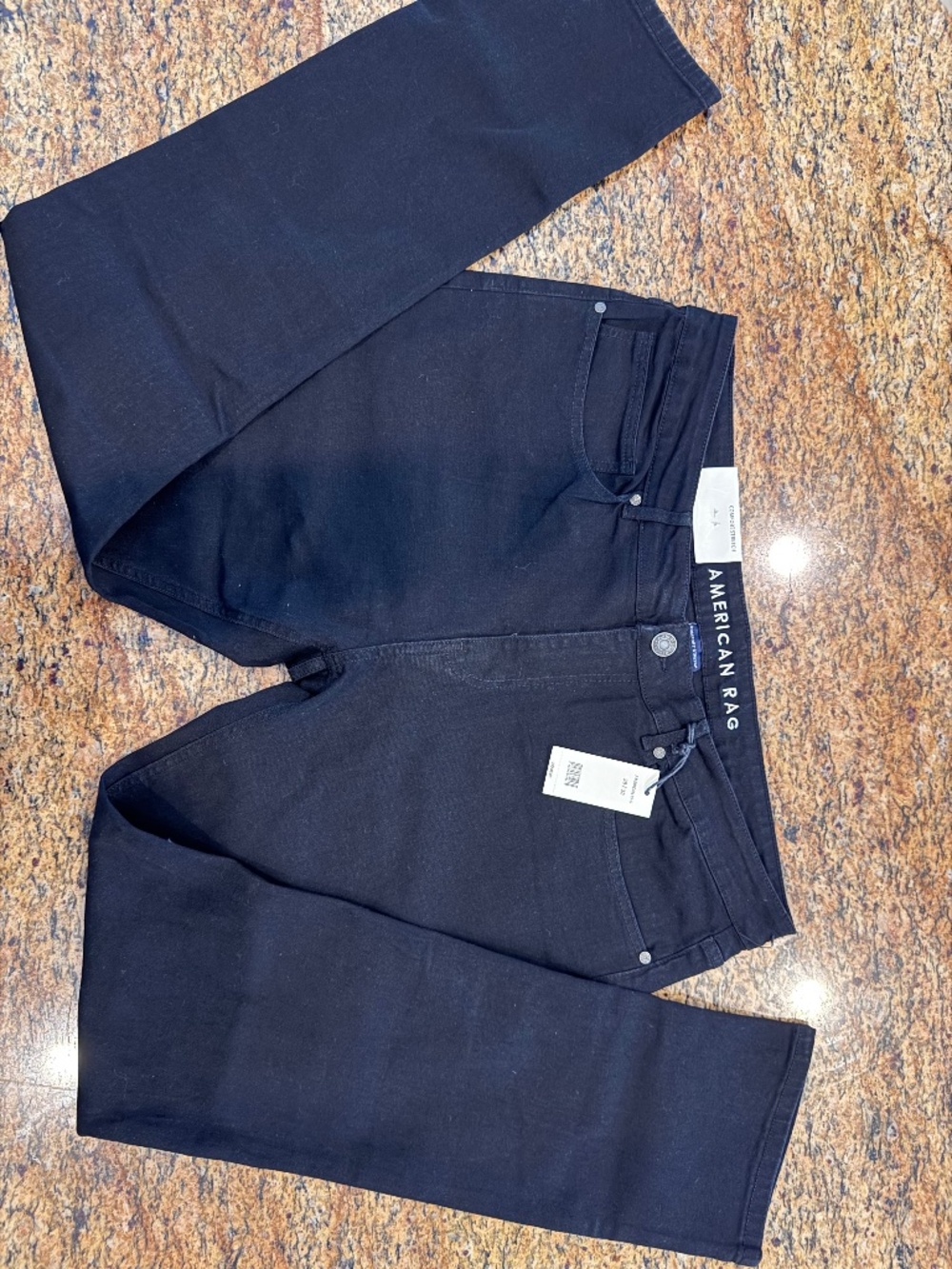 American Rag Jeans Mens - 38x32 Black Comfort Stretch